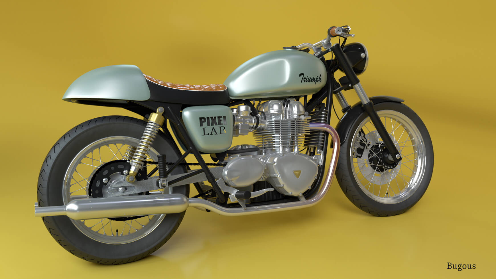 Cinema 4D 3D Model Free Motorcycle Texture Contest