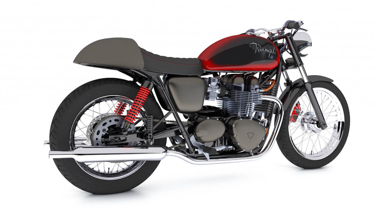 Cinema 4D 3D Model Free Motorcycle Texture Contest