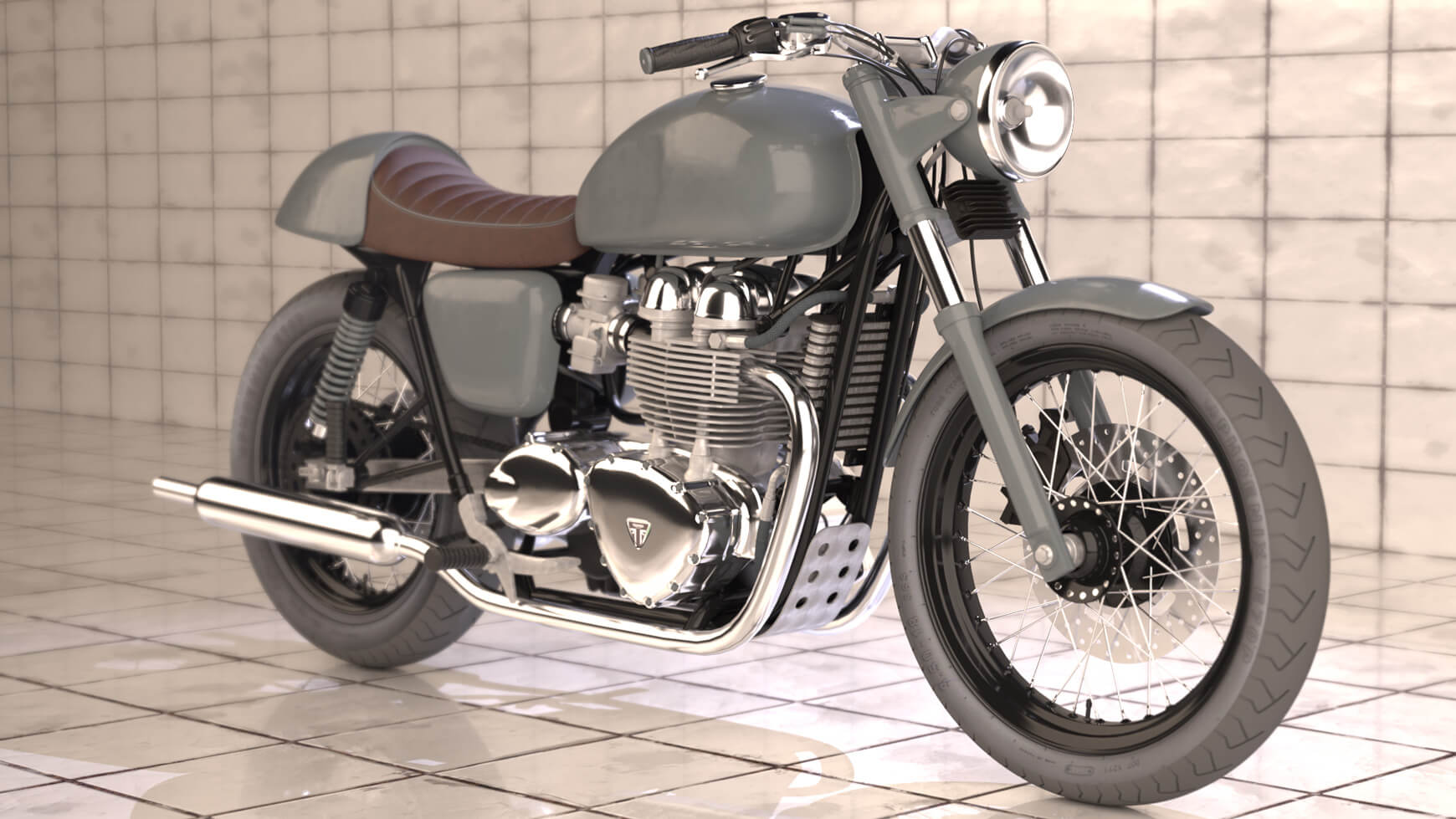 Cinema 4D 3D Model Free Motorcycle Texture Contest