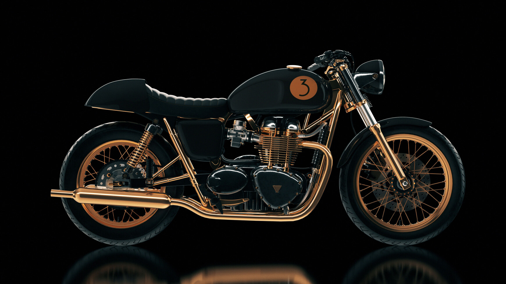 Cinema 4D 3D Model Free Motorcycle Texture Contest