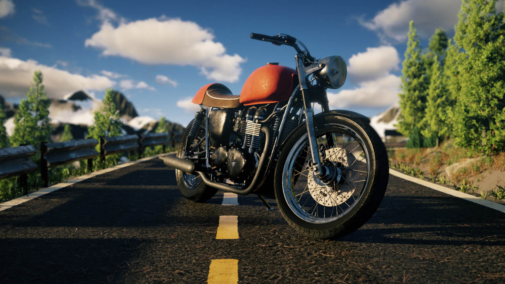 Cinema 4D 3D Model Free Motorcycle Texture Contest