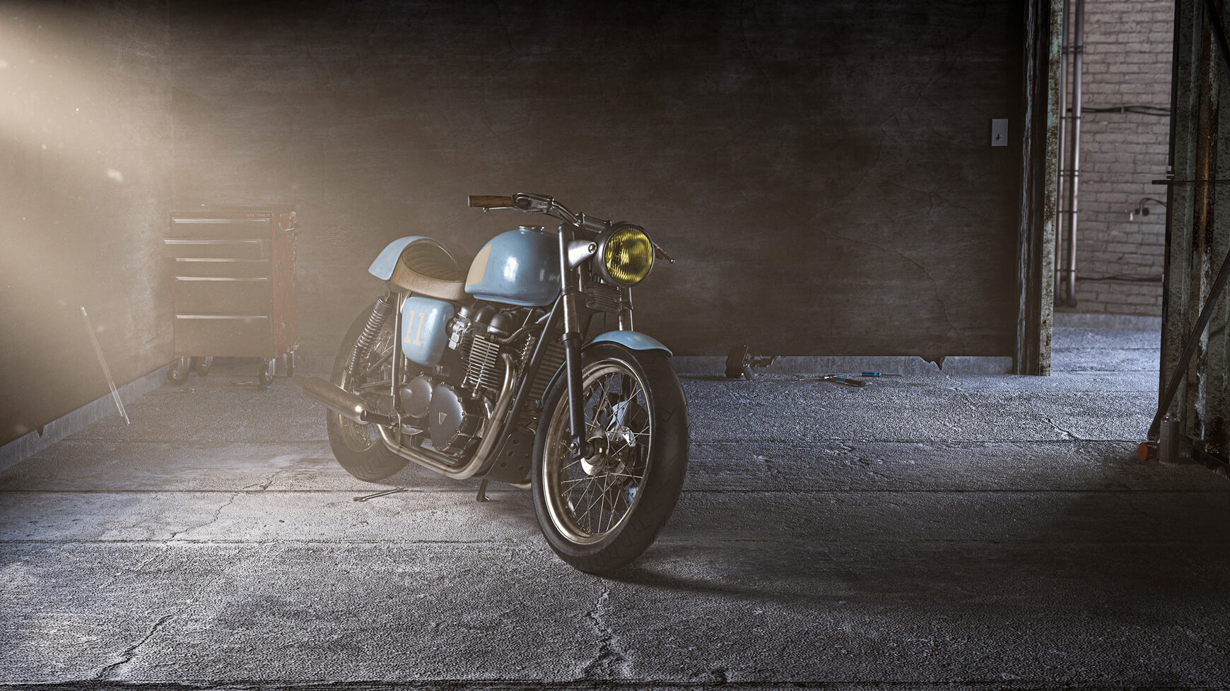 Cinema 4D 3D Model Free Motorcycle Texture Contest