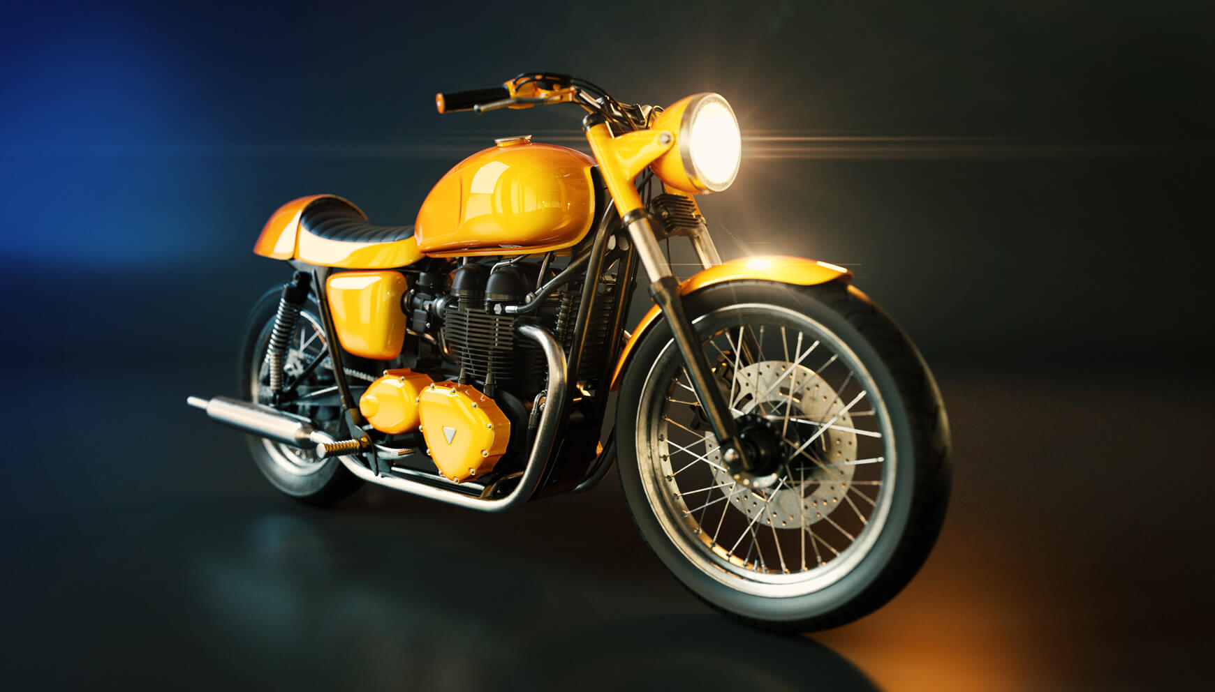 Cinema 4D 3D Model Free Motorcycle Texture Contest