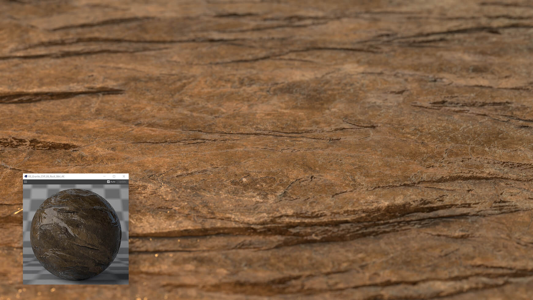 Cinema 4D Redshift RS Material Pack Stones Rock Granite Cliff Tiles