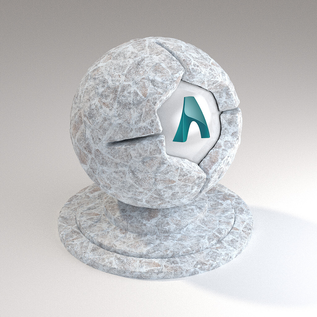 Cinema 4D Arnold Material Pack Stones Rock Fieldstone Pavement Tiles
