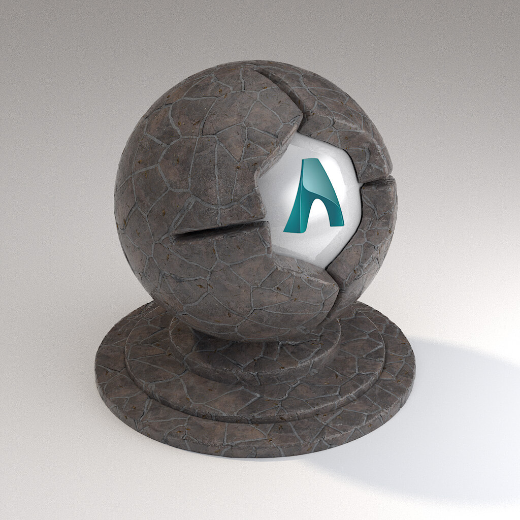 Cinema 4D Arnold Material Pack Stones Rock Fieldstone Pavement Tiles
