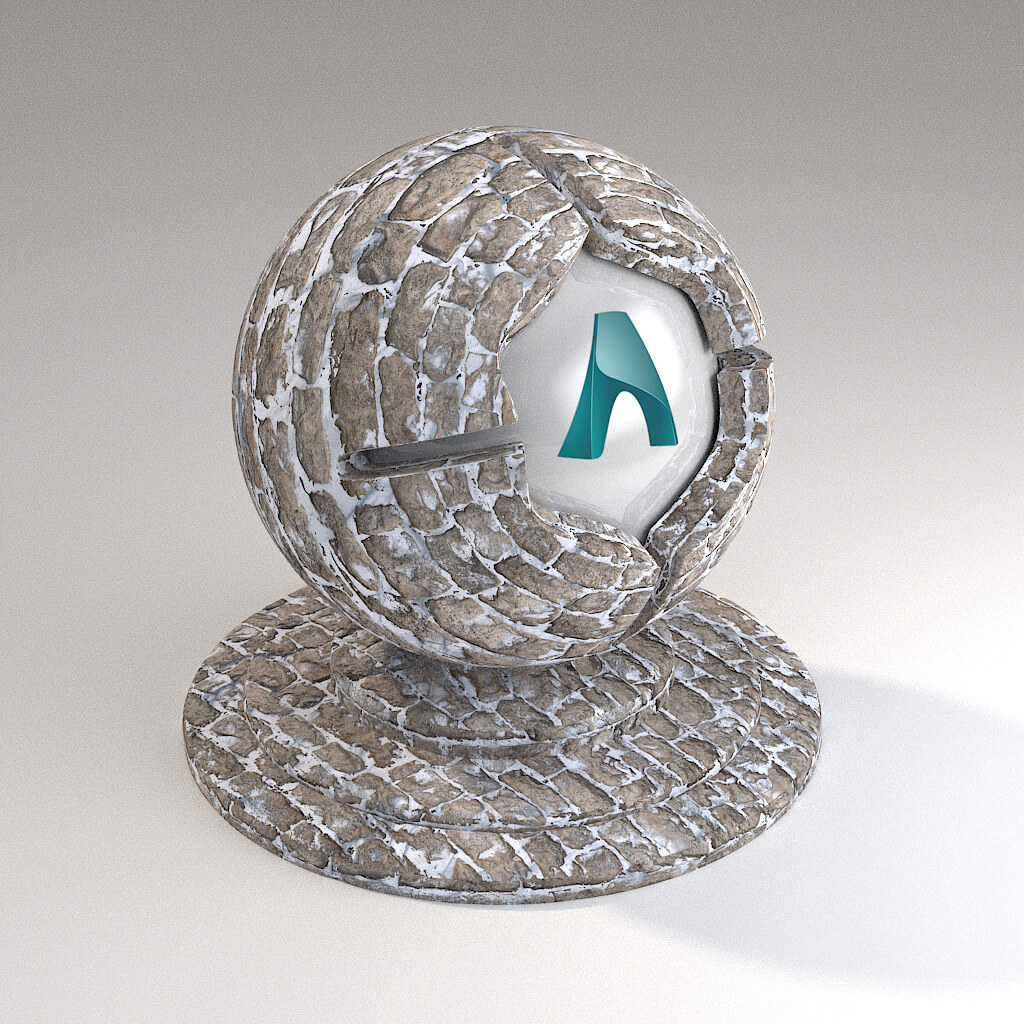 Cinema 4D Arnold Material Pack Stones Rock Stonewall Tiles