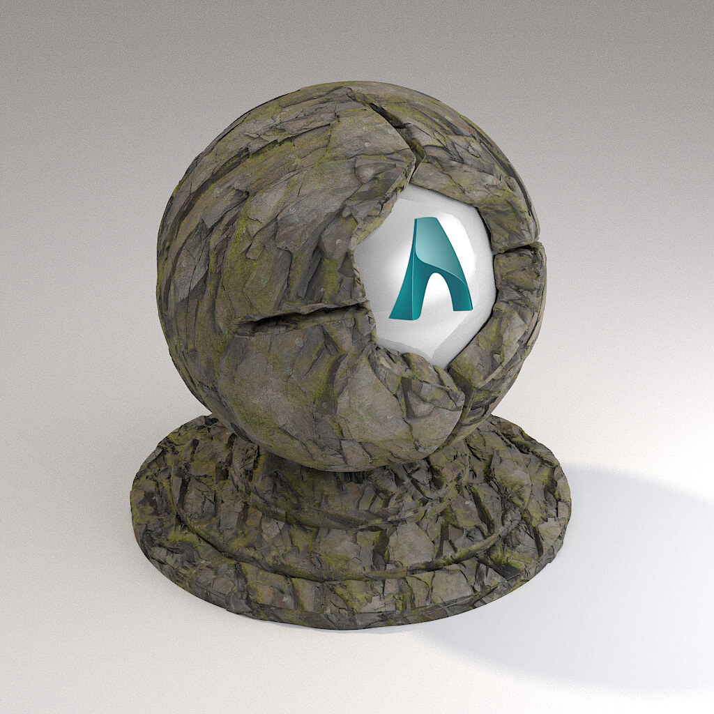 Cinema 4D Arnold Material Pack Stones Rock Granite Cliff Tiles