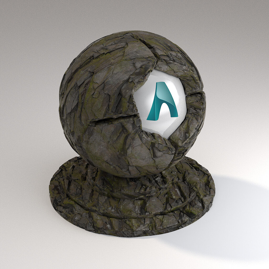 Cinema 4D Arnold Material Pack Stones Rock Granite Cliff Tiles
