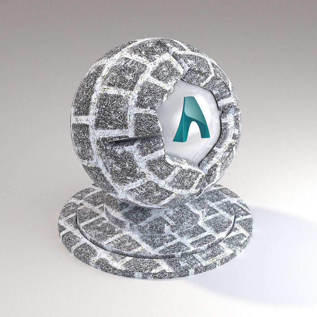 Cinema 4D Arnold Material Pack Stones Rock Lavastone Pavement Tiles