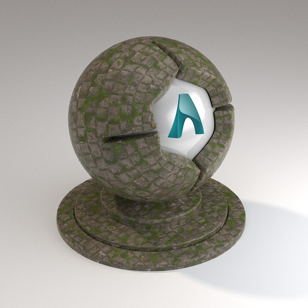 Cinema 4D Arnold Material Pack Stones Rock Limestone Pavement Tiles