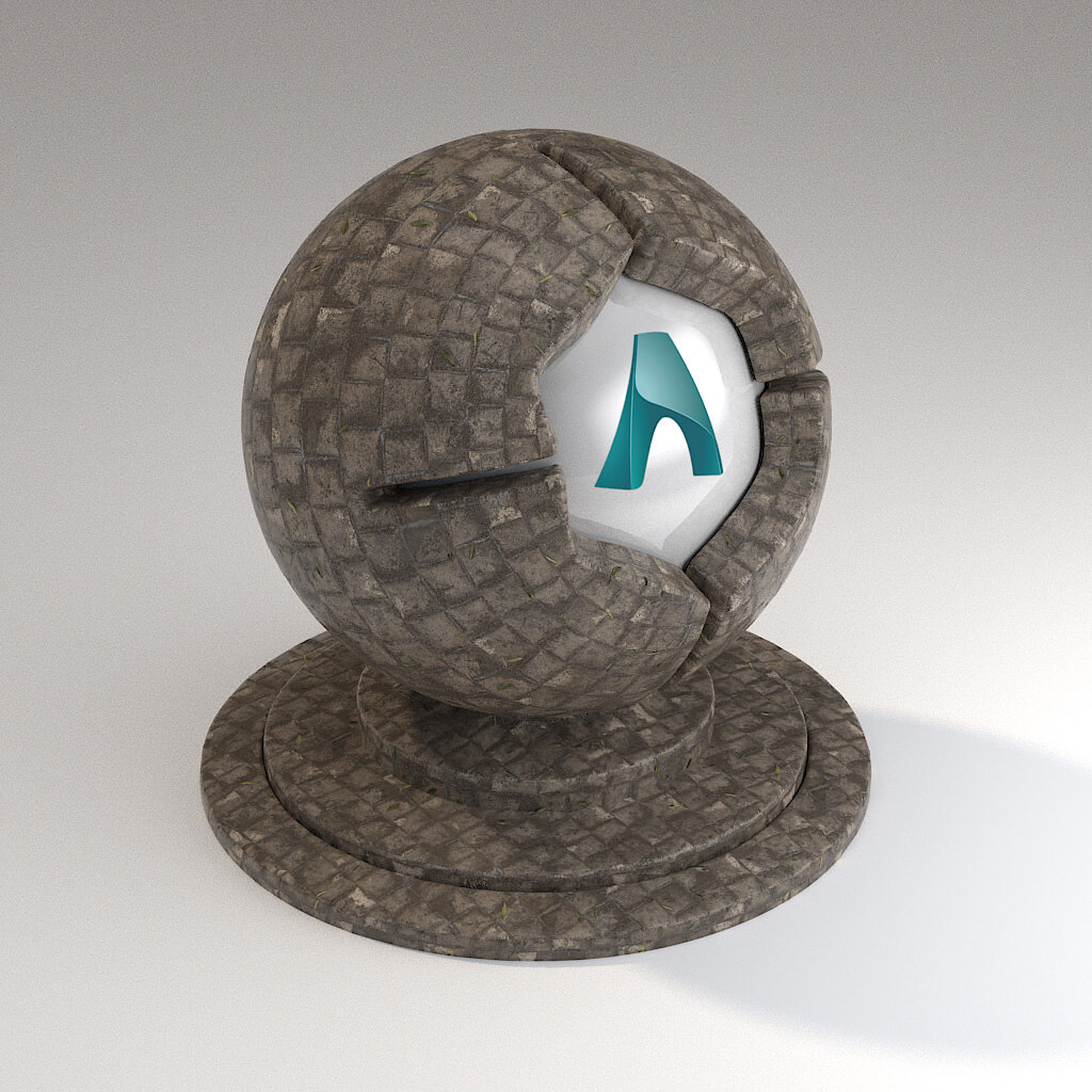 Cinema 4D Arnold Material Pack Stones Rock Limestone Pavement Tiles