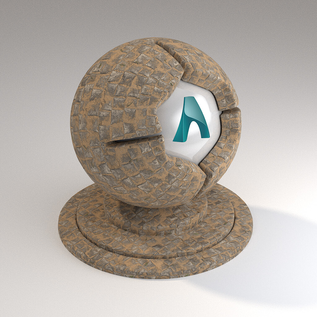 Cinema 4D Arnold Material Pack Stones Rock Limestone Pavement Tiles