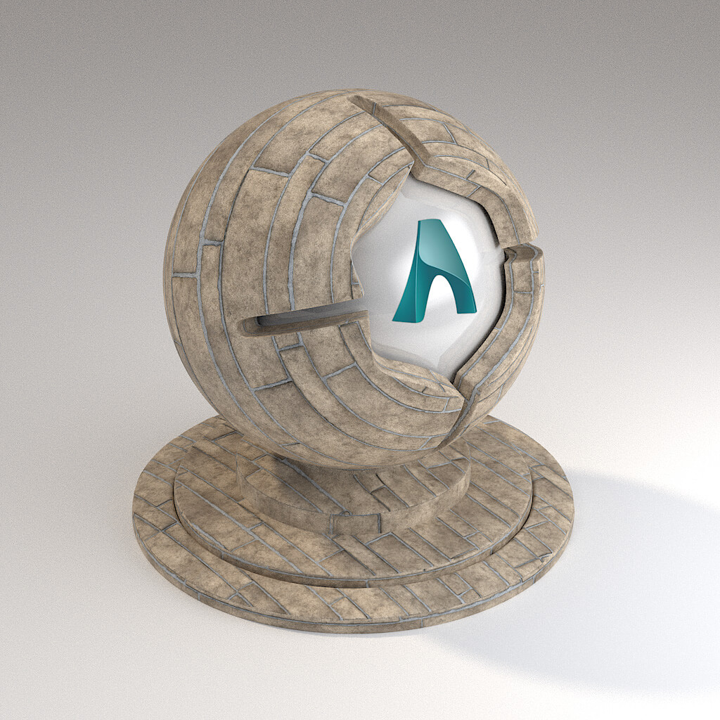 Cinema 4D Arnold Material Pack Stones Rock Stonewall Tiles