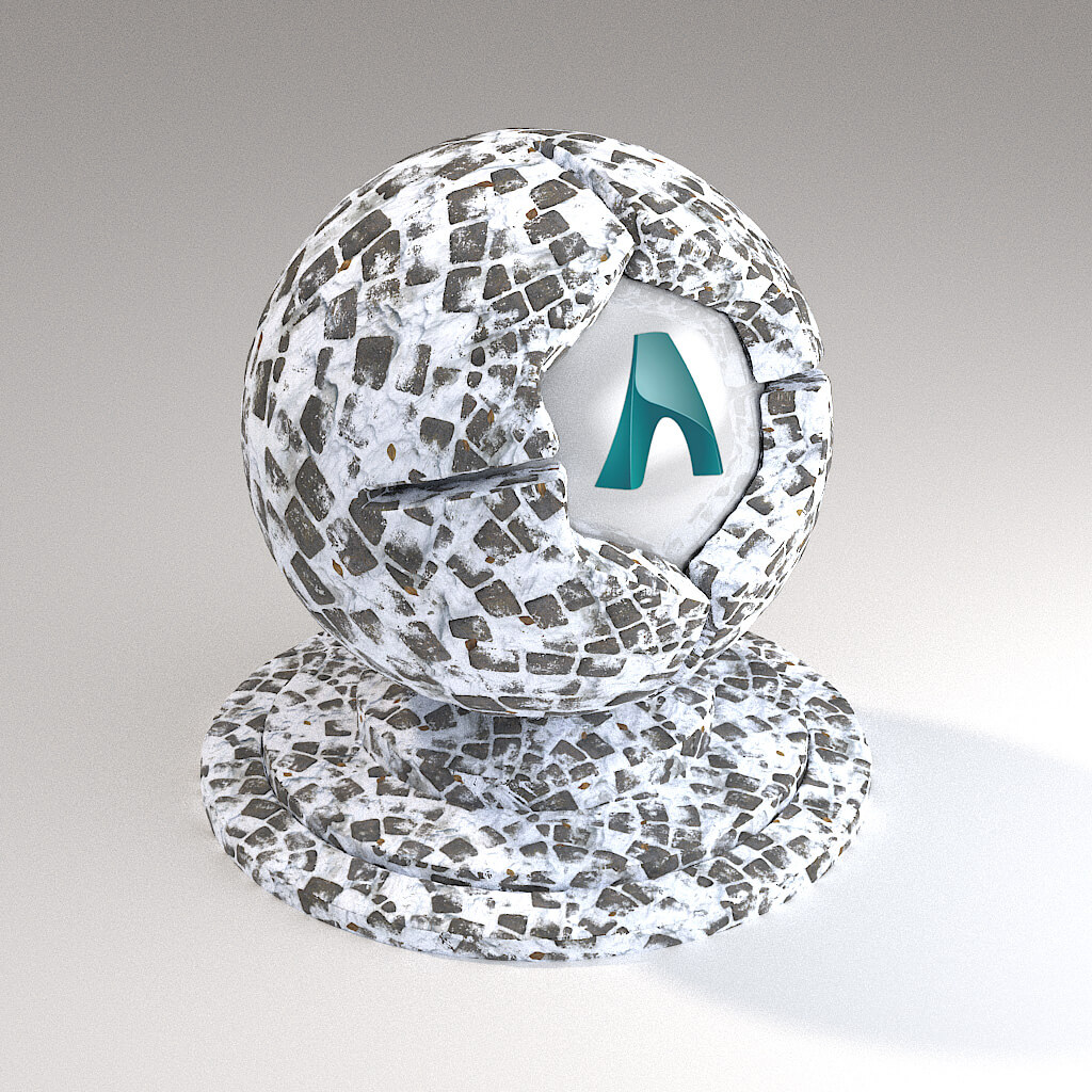 Cinema 4D Arnold Material Pack Stones Rock Sandstone Pavement Tiles
