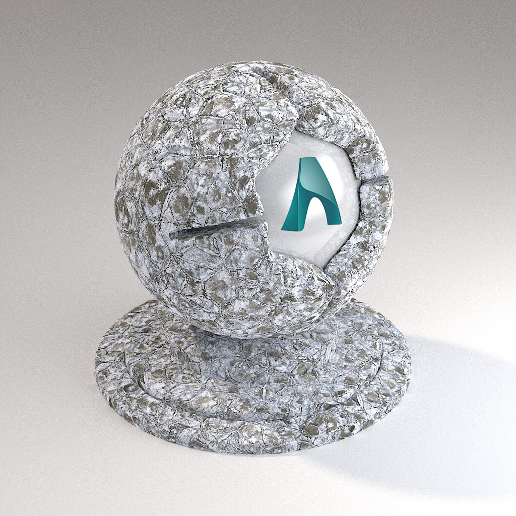 Cinema 4D Arnold Material Pack Stones Rock Stonewall Tiles