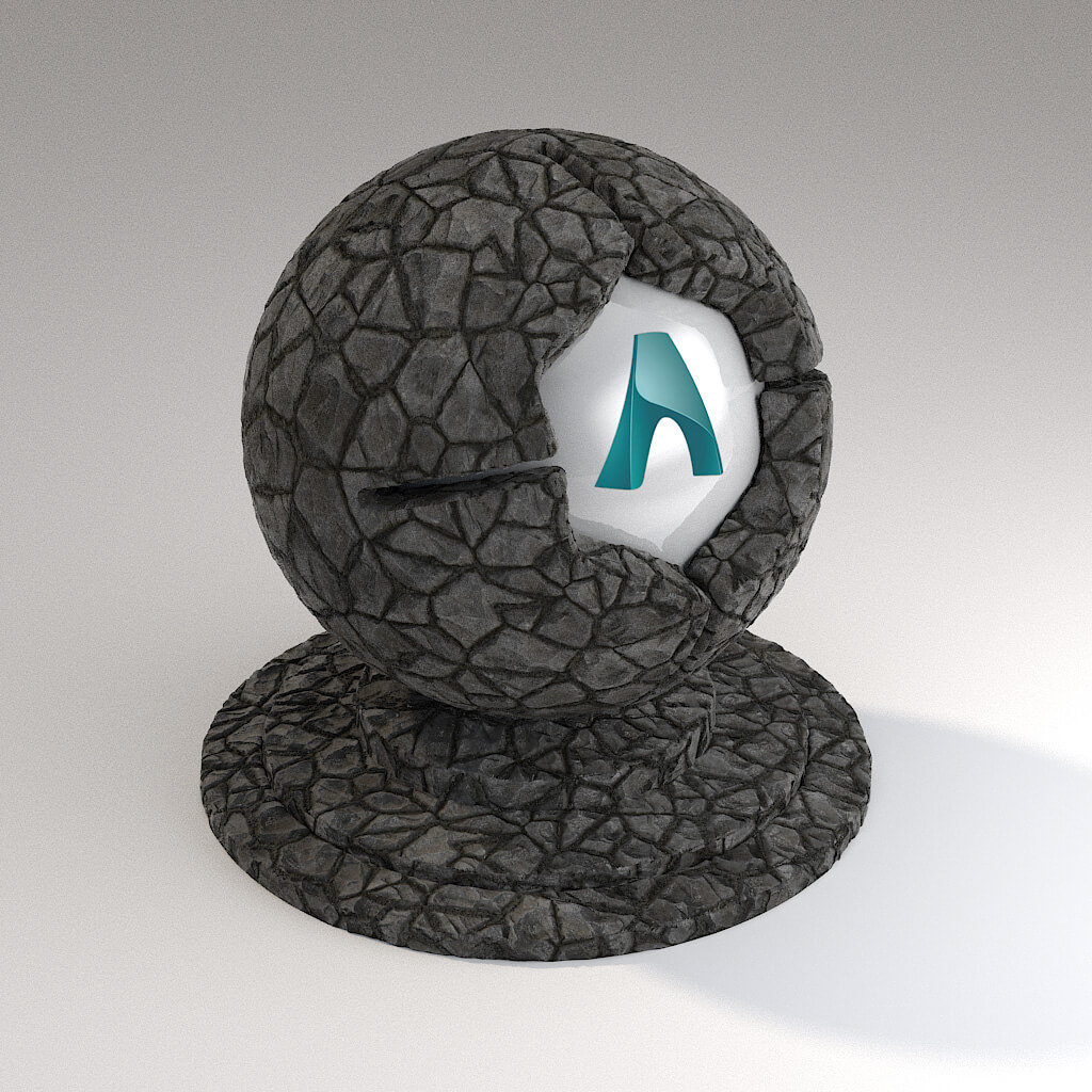 Cinema 4D Arnold Material Pack Stones Rock Stonewall Tiles