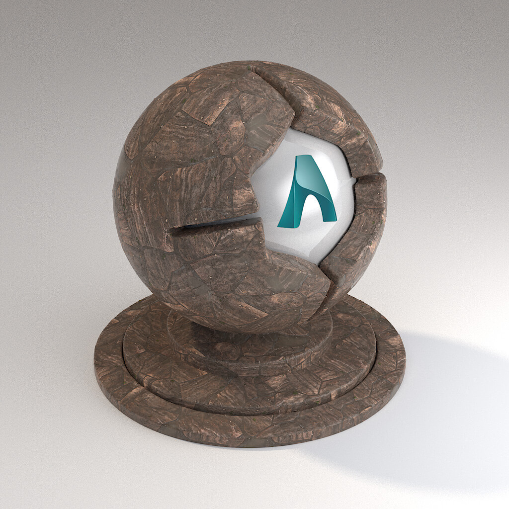 Cinema 4D Arnold Material Pack Stones Rock Sandstone Pavement Tiles