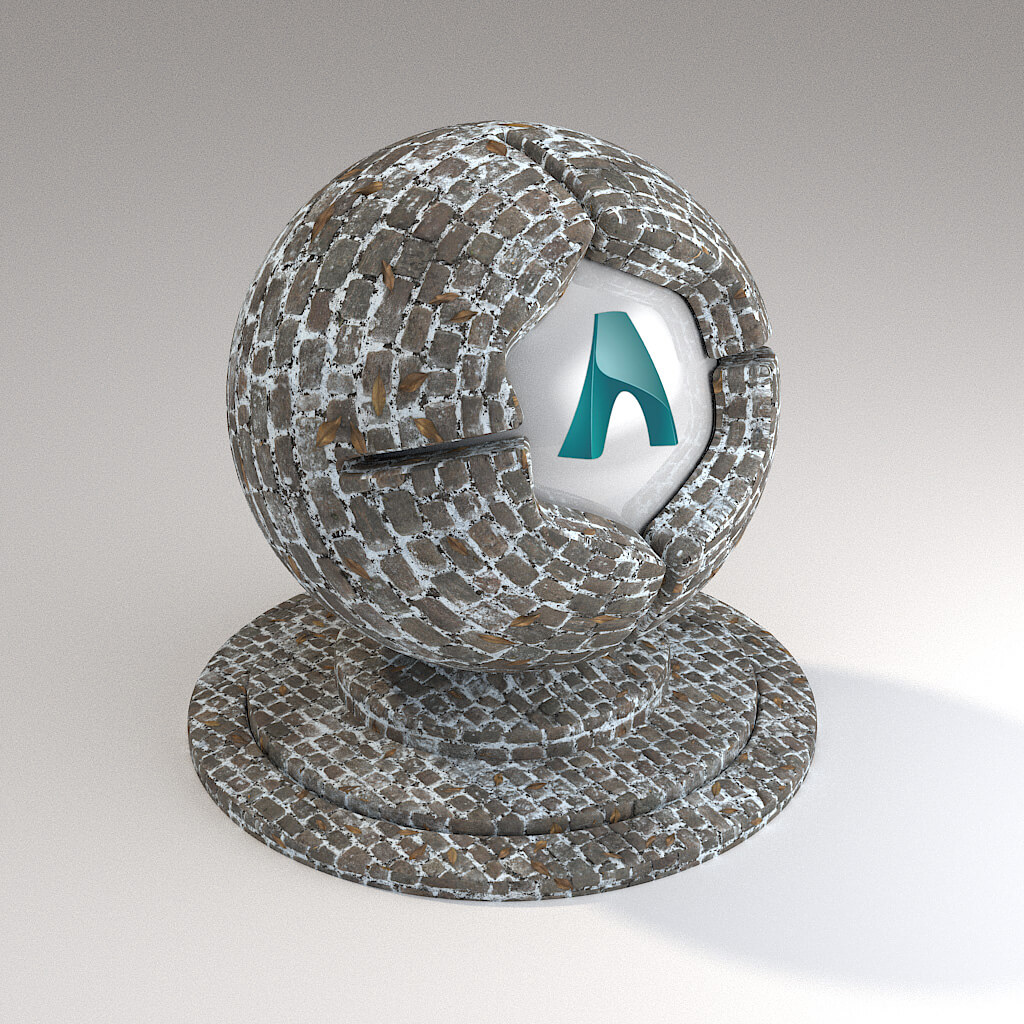 Cinema 4D Arnold Material Pack Stones Rock Sandstone Pavement Tiles
