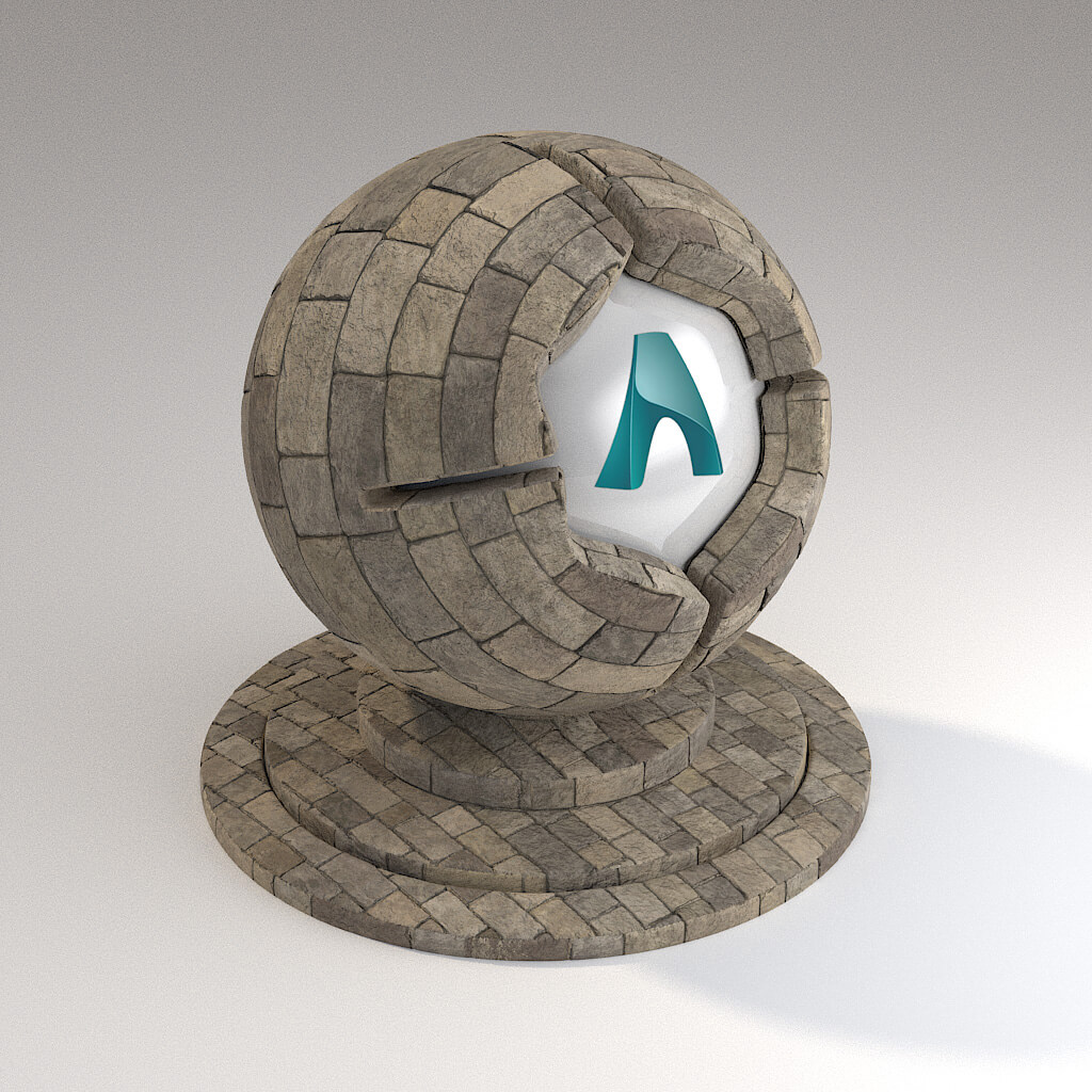 Cinema 4D Arnold Material Pack Stones Rock Stonewall Tiles
