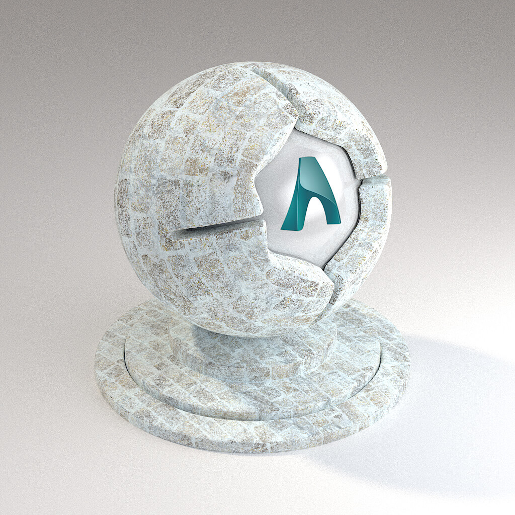 Cinema 4D Arnold Material Pack Stones Rock Stonewall Tiles