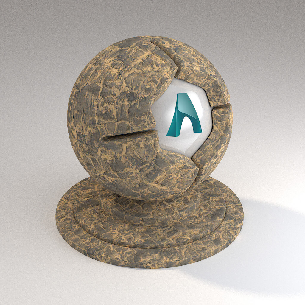 Cinema 4D Arnold Material Pack Stones Rock Sandstone Cliff Tiles
