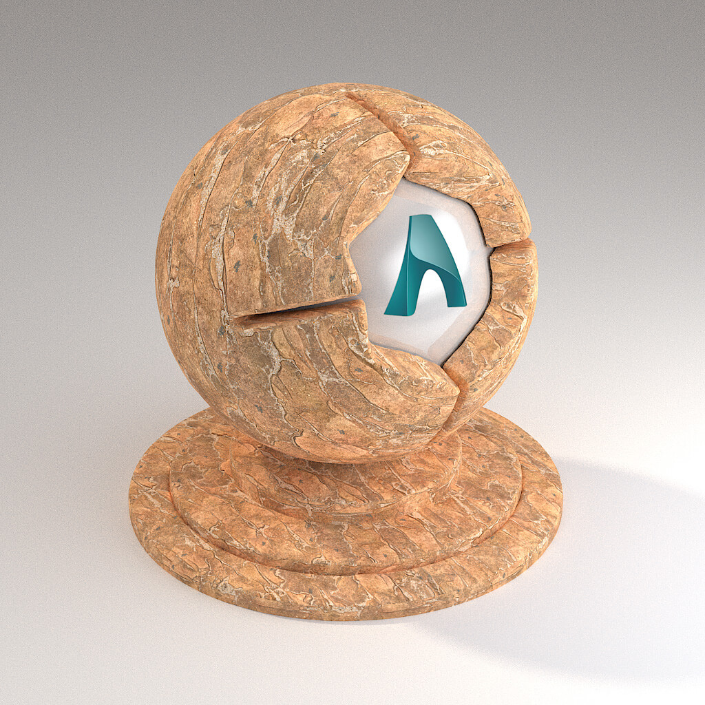Cinema 4D Arnold Material Pack Stones Rock Sandstone Cliff Tiles