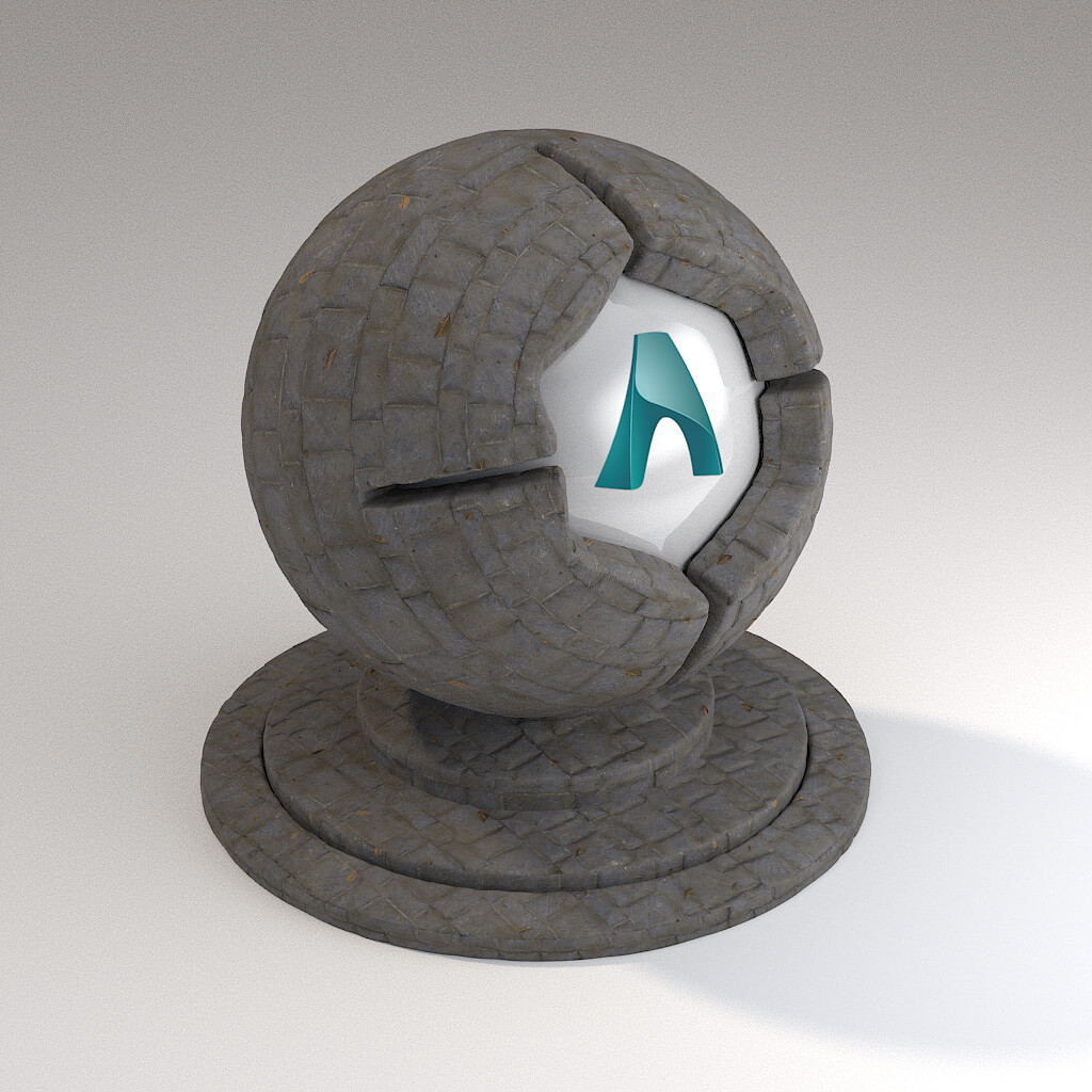 Cinema 4D Arnold Material Pack Stones Rock Slate Pavement Tiles