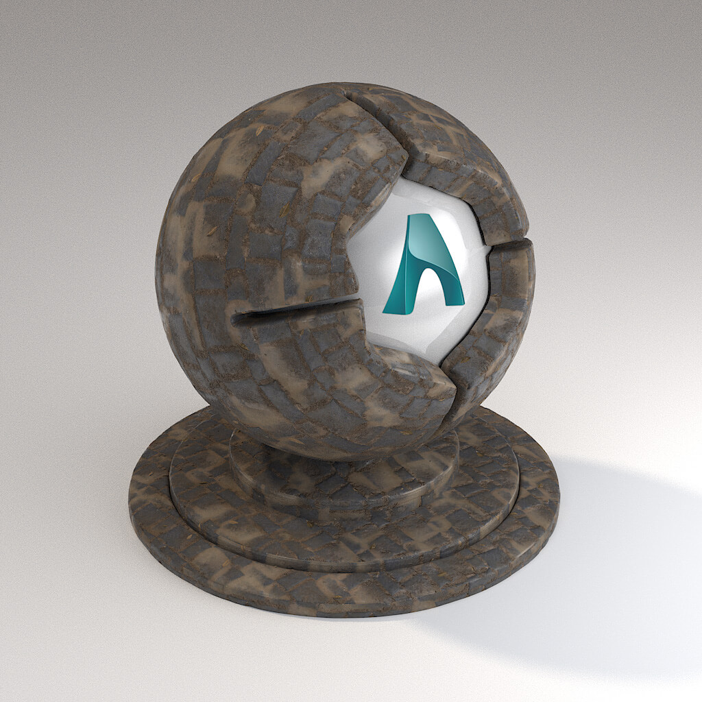 Cinema 4D Arnold Material Pack Stones Rock Slate Pavement Tiles