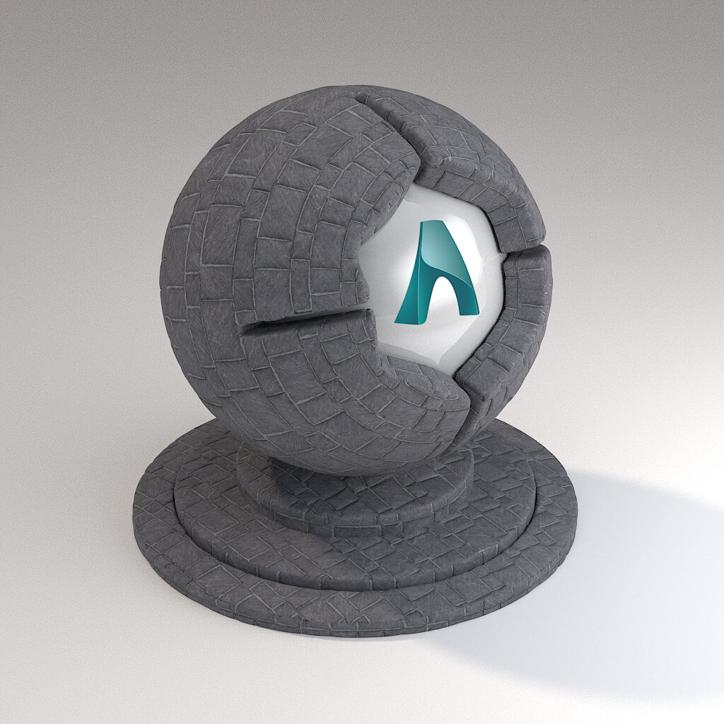 Cinema 4D Arnold Material Pack Stones Rock Slate Pavement Tiles