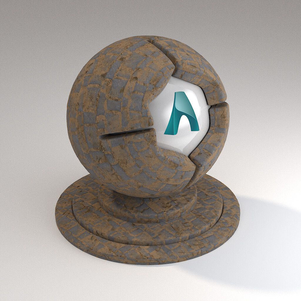 Cinema 4D Arnold Material Pack Stones Rock Slate Pavement Tiles
