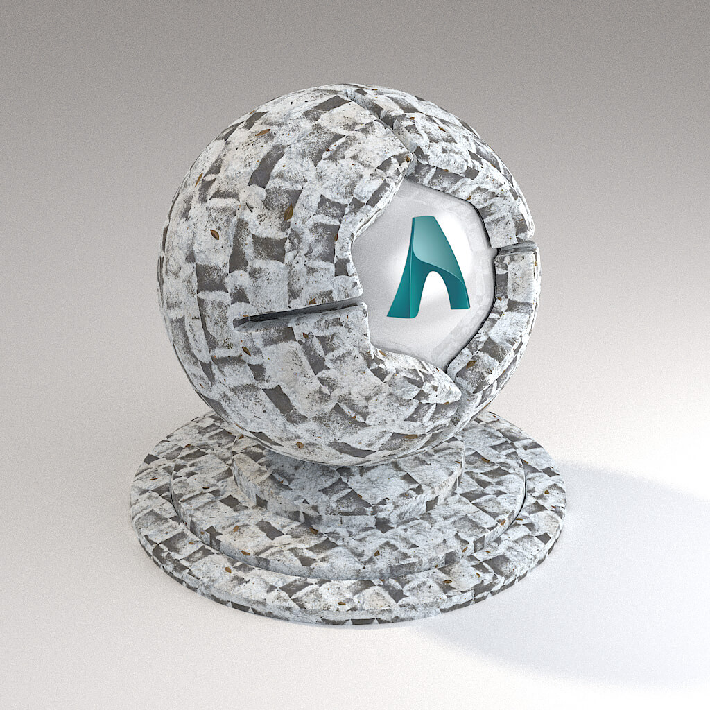 Cinema 4D Arnold Material Pack Stones Rock Slate Pavement Tiles