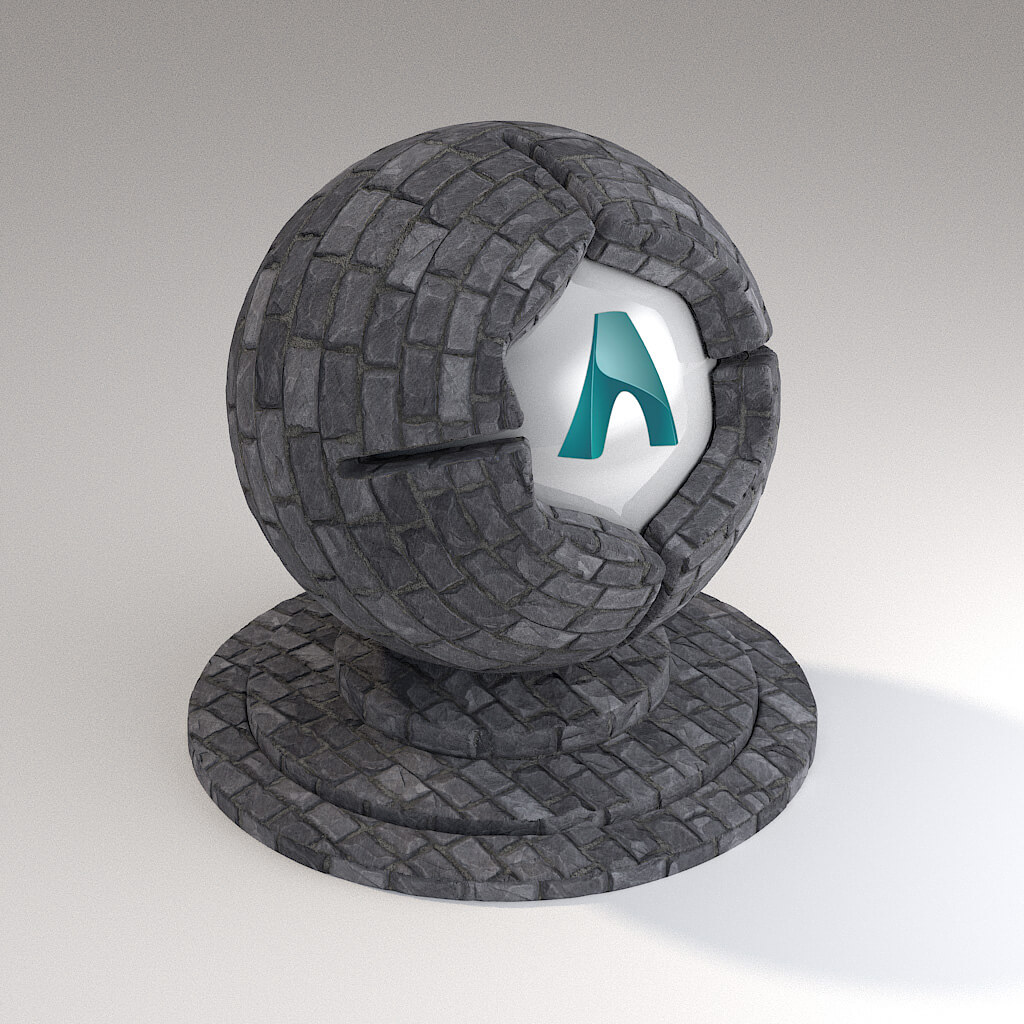 Cinema 4D Arnold Material Pack Stones Rock Stonewall Tiles