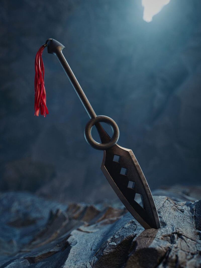 Free Cinema 4D 3D Model Japanese Ninja Kunai Weapon