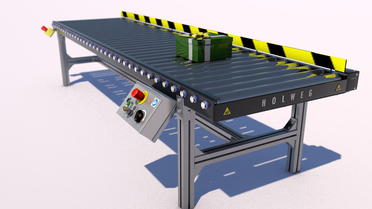 Free Cinema 4D 3D Xpresso Rig Conveyor Belt System
