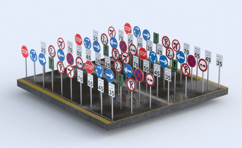 Cinema 4D 3D Streets Roads Textures Materials Models