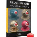 Redshift RS Cinema 4D C4D Material Texture Pack 4