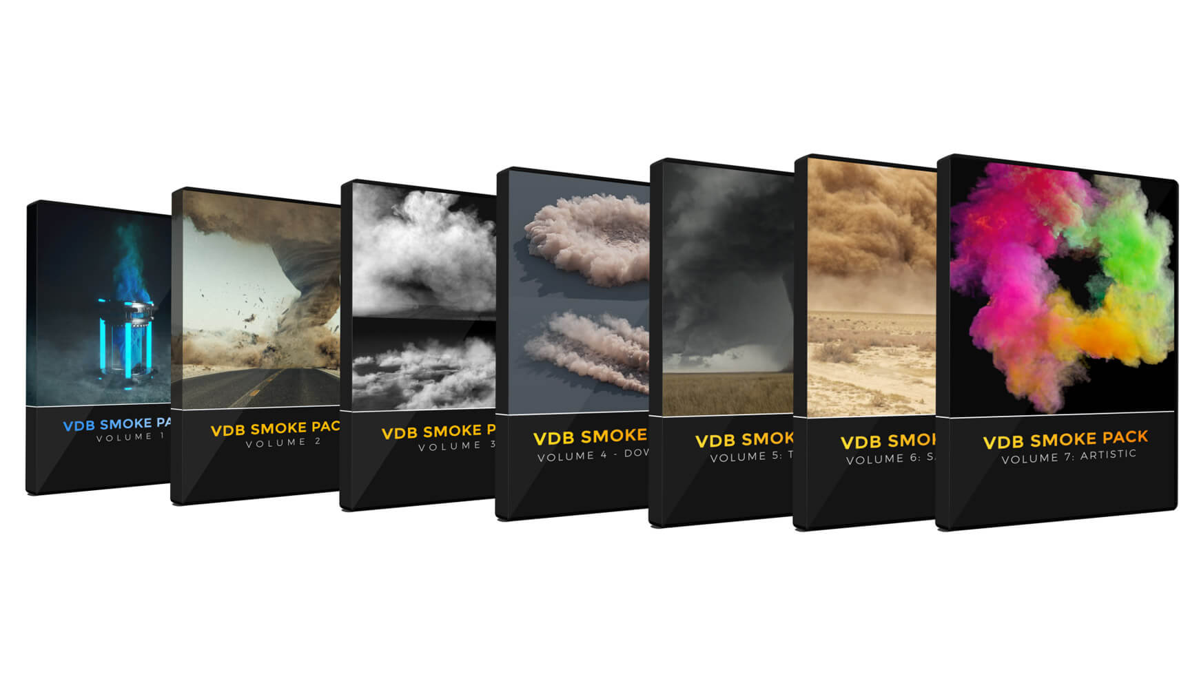 Smoke Bundle OpenVDB Assets
