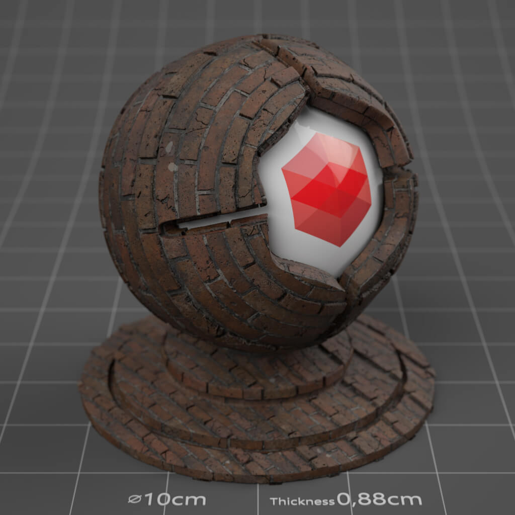 08_RS_Brick_08_Wall_Damaged_Cinema-4D-Redshift-Material