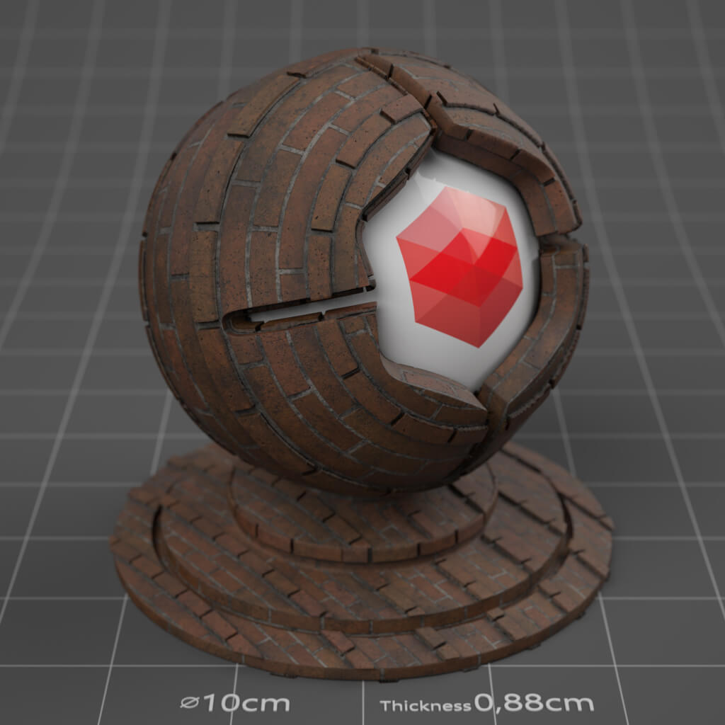 08_RS_Brick_08_Wall_Dirty_Cinema-4D-Redshift-Material