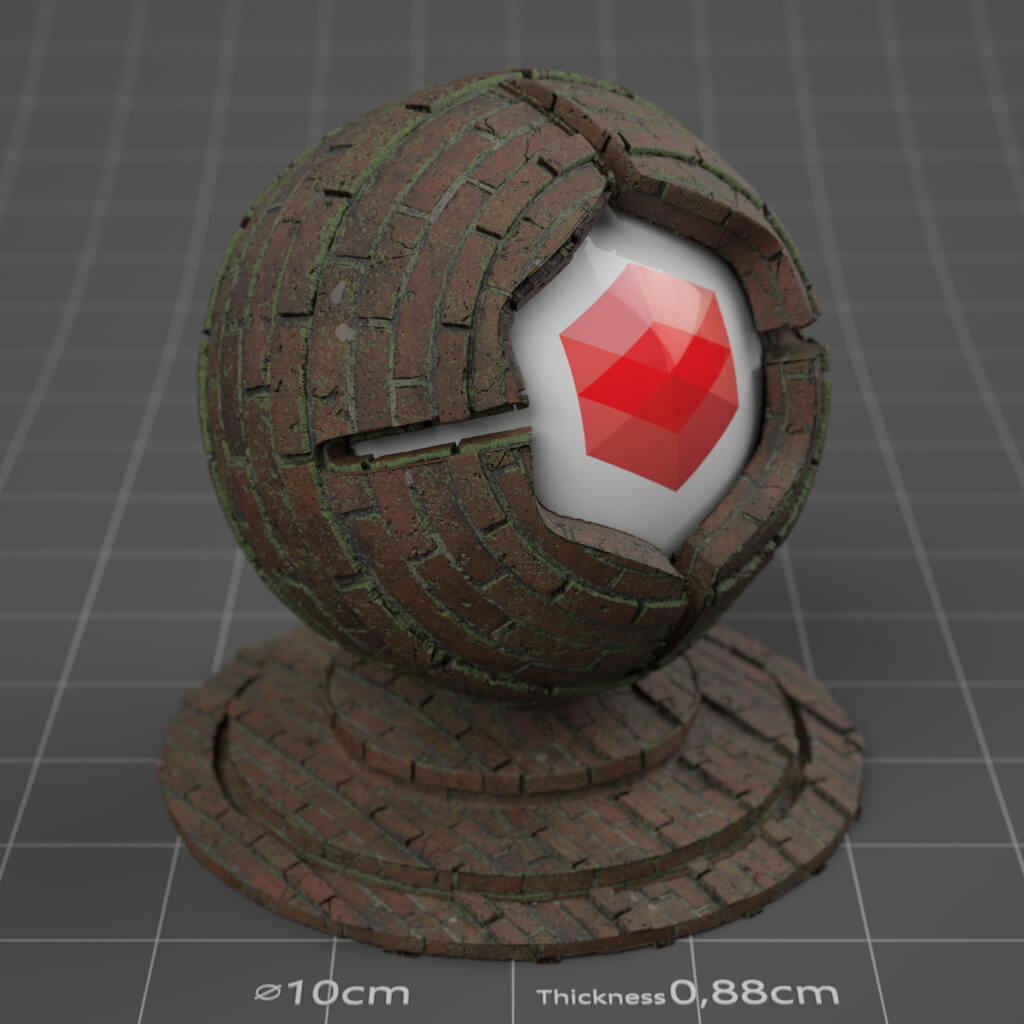 08_RS_Brick_08_Wall_Mossy_Cinema-4D-Redshift-Material