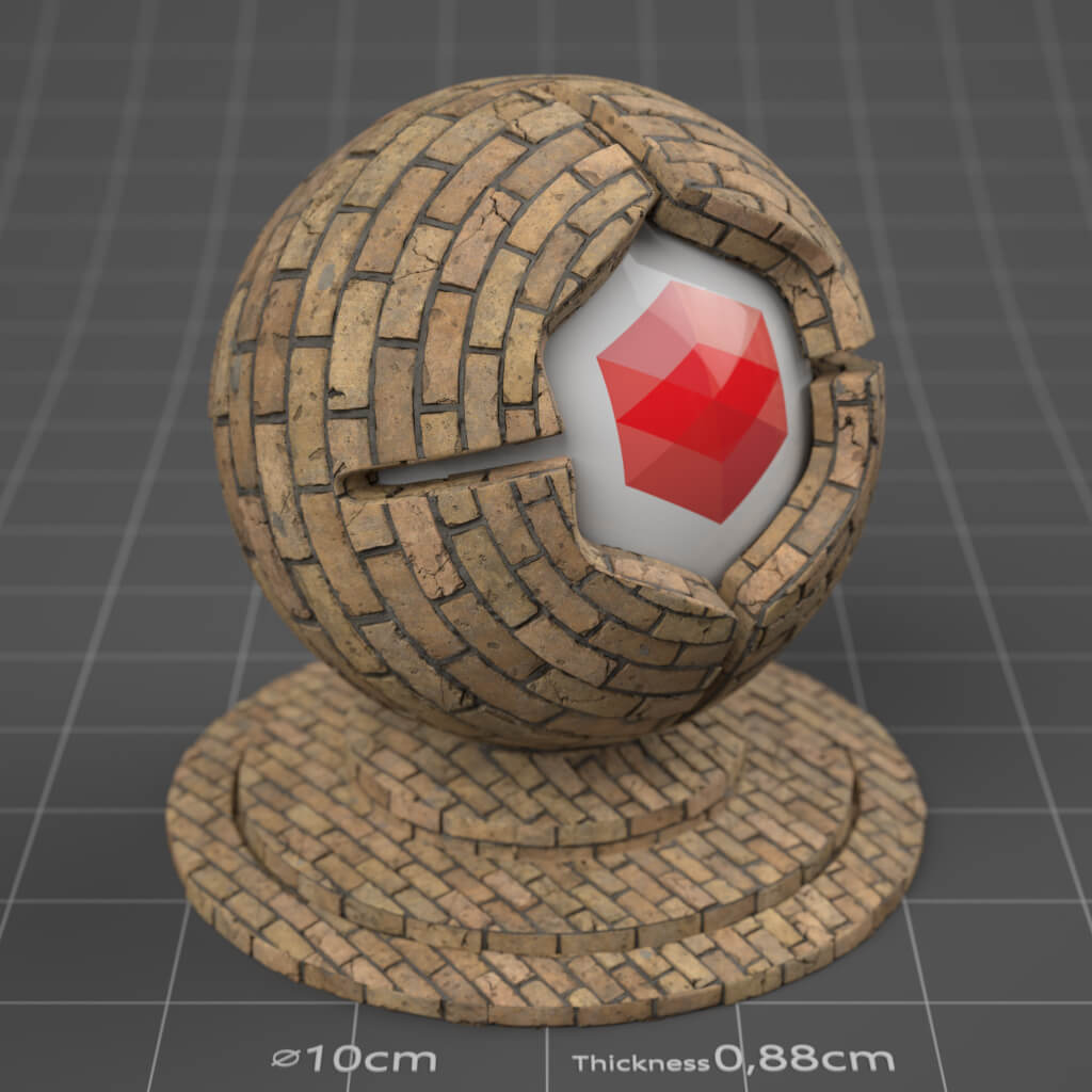 12_RS_Brick_12_Wall_Damaged_Cinema-4D-Redshift-Material