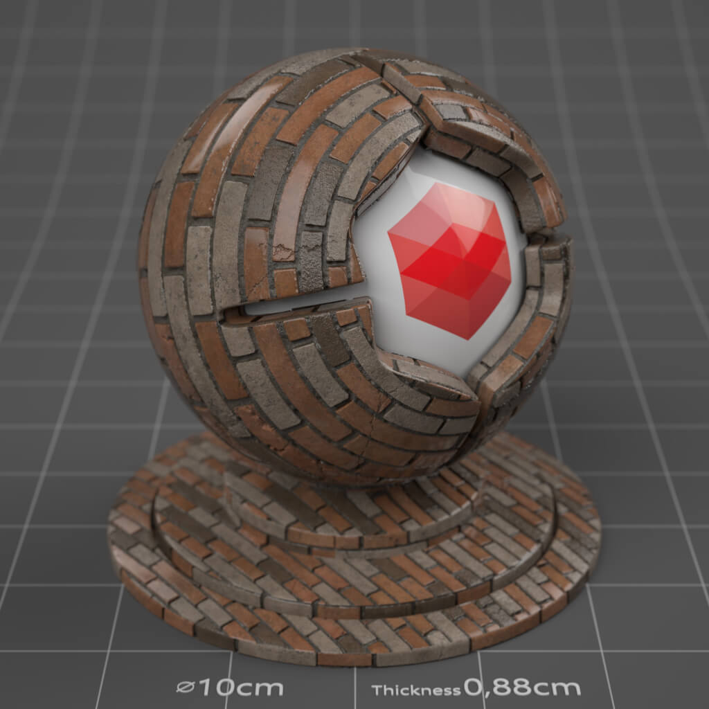 13_RS_Brick_13_Wall_Wet_Cinema-4D-Redshift-Material