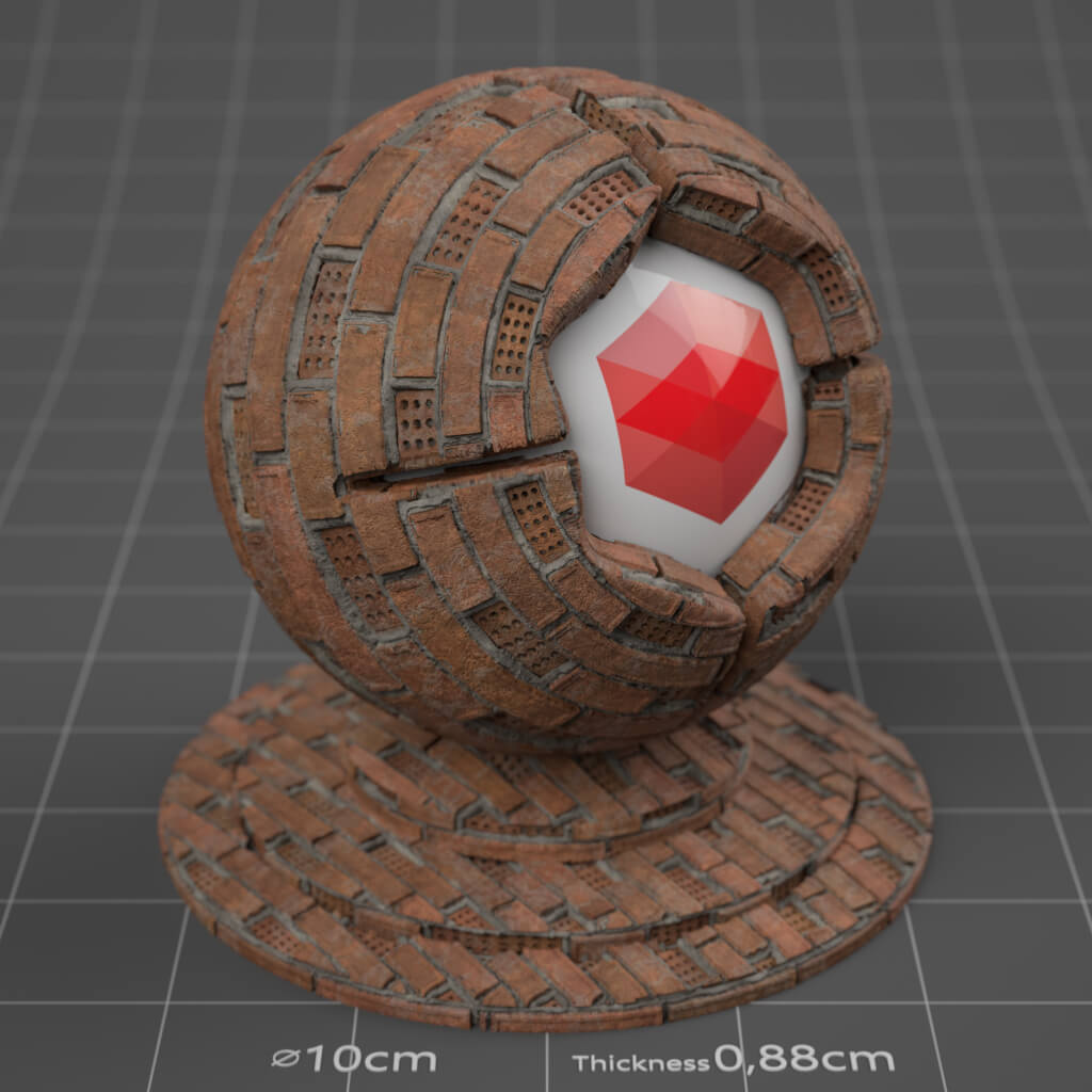 14_RS_Brick_14_Wall_Dirty_Cinema-4D-Redshift-Material