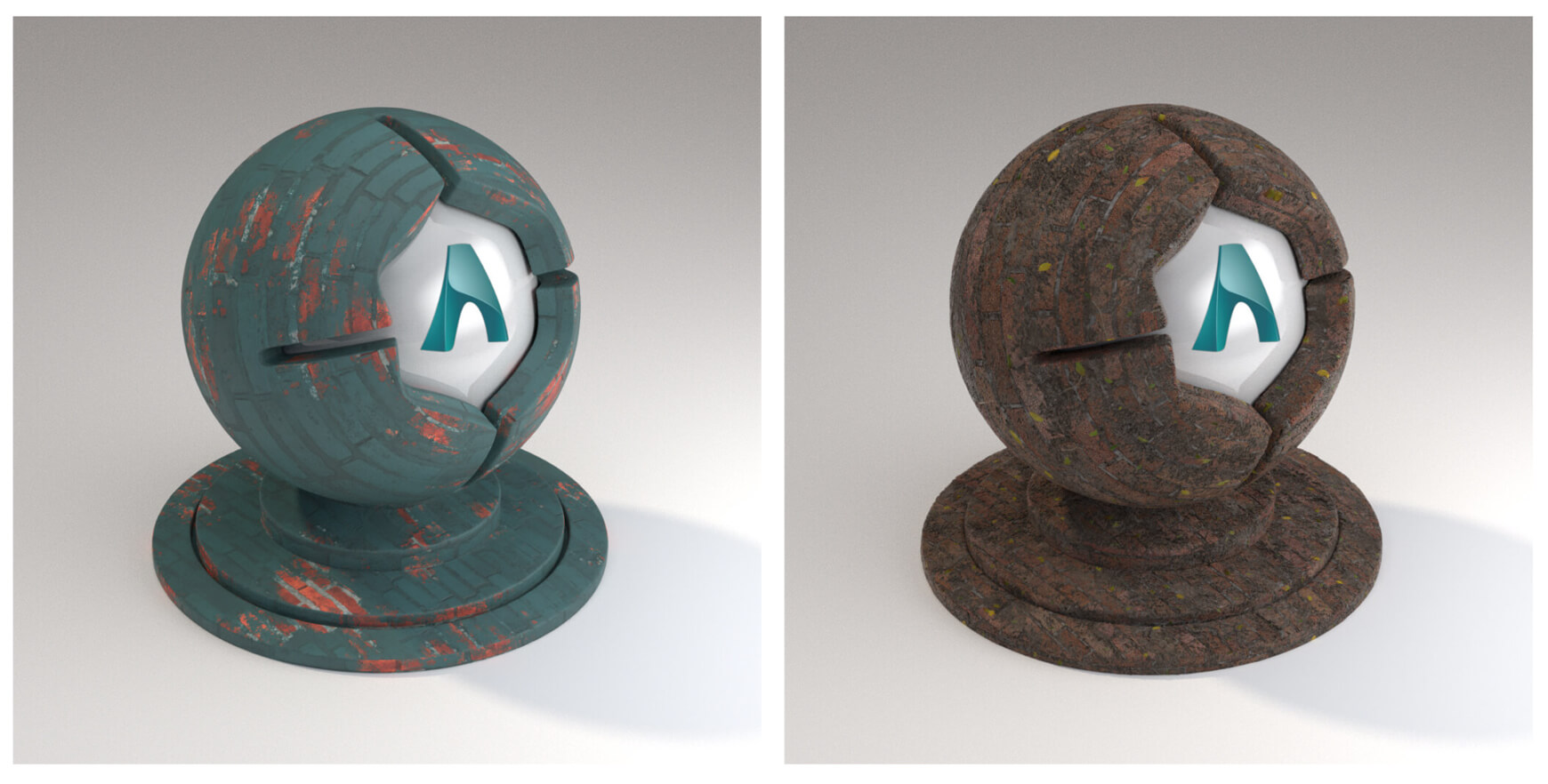 Arnold Mutating Materials Bricks