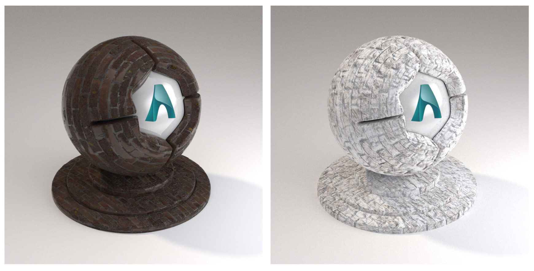 Arnold Mutating Materials Bricks