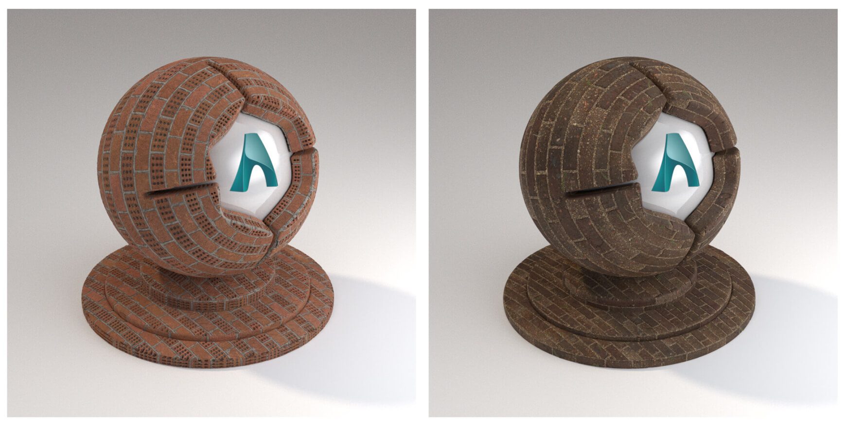 Arnold Mutating Materials Bricks