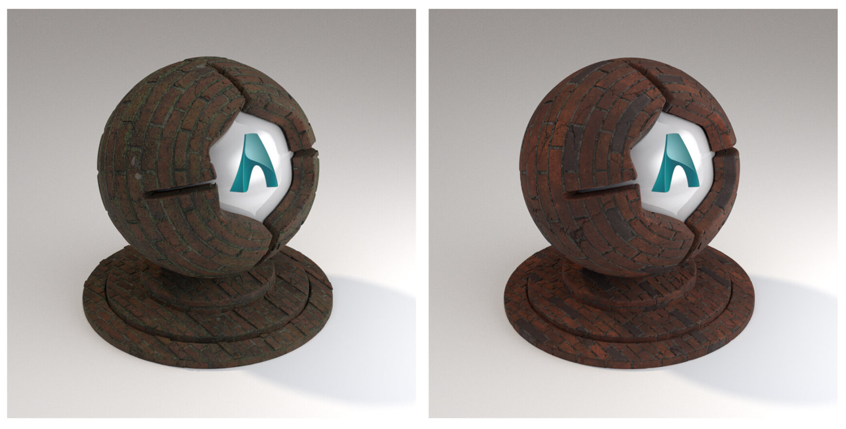 Arnold Mutating Materials Bricks