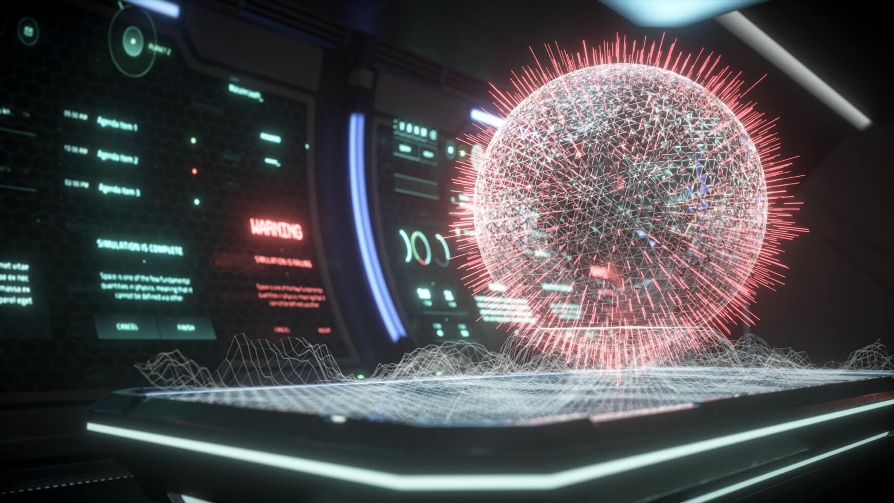 Aura Octane Redshift Update Sci Fi Interior Studio 3D Scene
