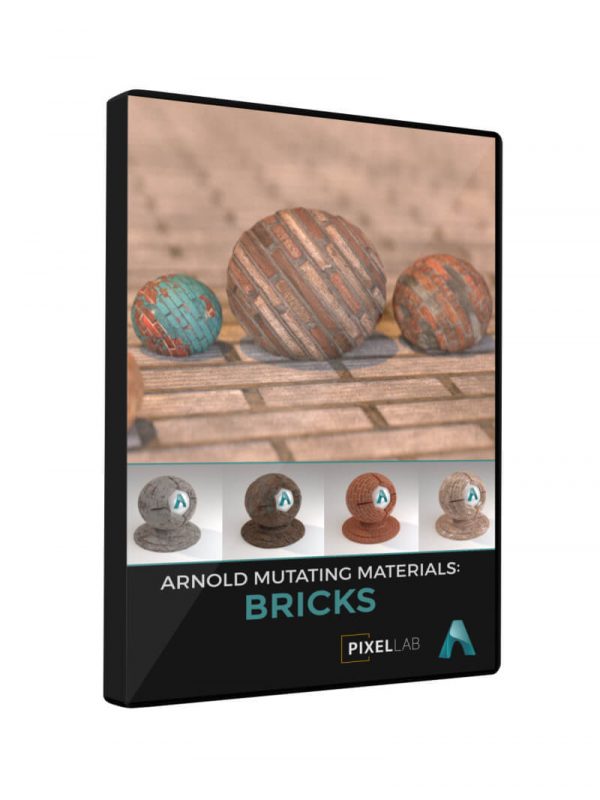Arnold Mutating Materials Texture Pack Cinema 4D C4D Bricks